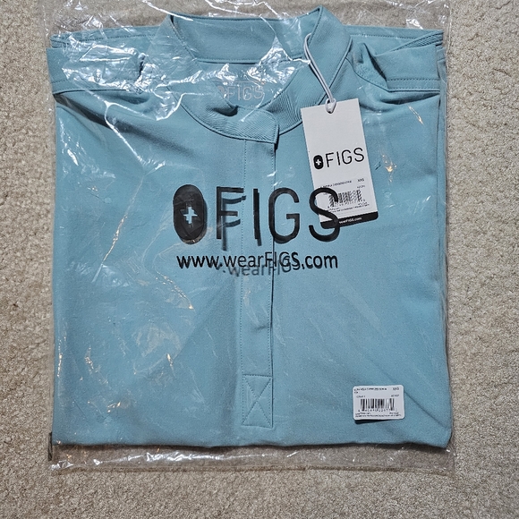 Figs Seaglass Scrub Top - Picture 1 of 4